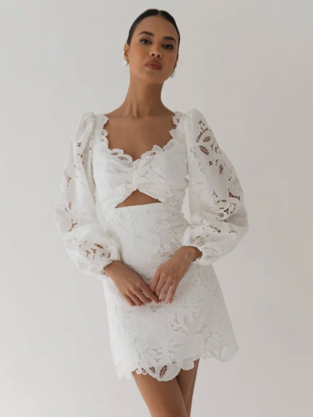 NWT Jenny Yoo Chaya Lace Mini Dress - Size 6 [SOLD OUT ONLINE]